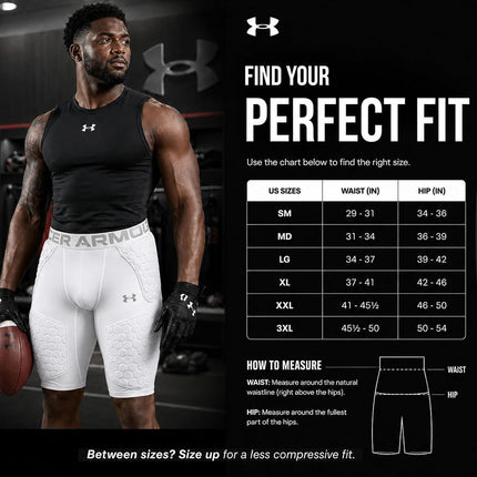 Under Armour Unisex's Gameday Football Pant, White, 3XL