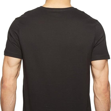 Tommy Hilfiger mens09T3140Core Flag V-Neck Tee Short Sleeve Pajama Top - Black - M