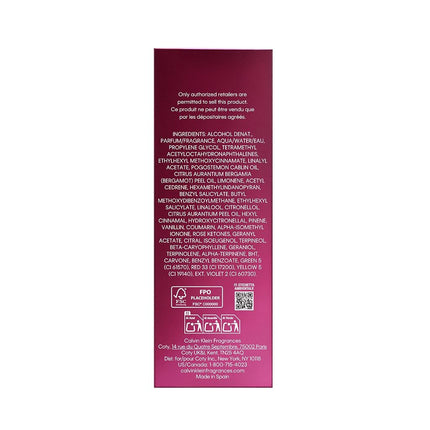 Calvin Klein Euphoria Eau De Parfum 100Ml