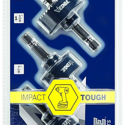 BOSCH HTWS 3-Piece Thin-wall Hole Saw Set, Blue