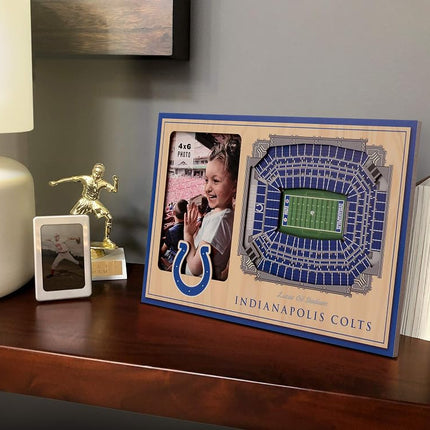 YouTheFan NFL Indianapolis Colts 3D StadiumViews Picture Frame
