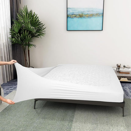 Box Spring Cover Queen Size - Jersey Knit & Stretc