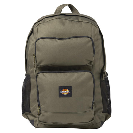 Dickies Double Pocket Backpack, Moss Green, AL, Do