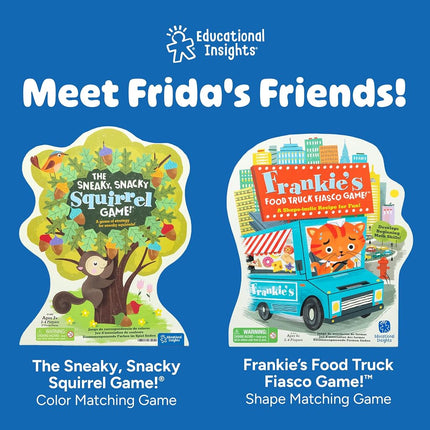Educational Insights Frida's Fruit Fiesta Alphabet Game, Letter Recognition & Fine Motor Skills Board Game for Preschoolers & Toddlers, Up to 3 Players, Fun Family Game for Kids Ages 4+