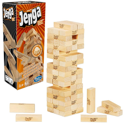 Jenga Game - Classic Strategy Games with Wooden Bl