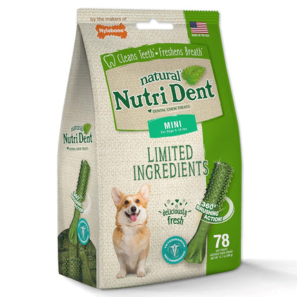 Nylabone Nutri Dent Fresh Breath 78Count Pouch