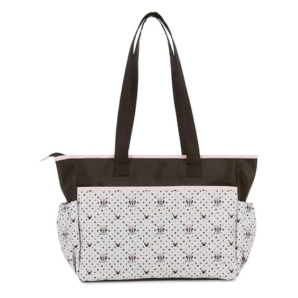 Disney Unisex Baby Cudlie Diaper Tote Moms | Large Spacious Travel Boy and Girl | 17-inch Multi-Functional Bag, Mickey Mouse Print