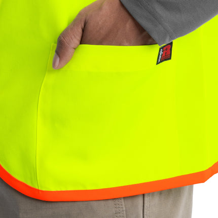 Gilet de sécurité haute visibilité Wrangler pour hommes, jaune de sécurité, très très grand