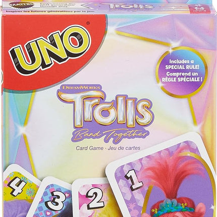 Mattel Games UNO Trolls 3: Band Together Card Game