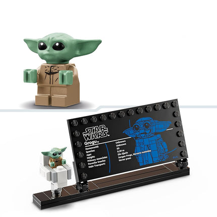 LEGO Star Wars 75403 Grogu with Hover Pram Building Toy Set, Collectible Character Figure for The Mandalorian TV Show Fans, Display Gift Idea for 10+ Year Old Boys & Girls