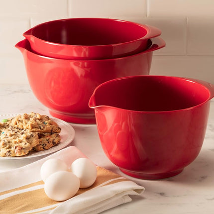 Hutzler Margrethe 2.5 Liter Mixing Bowl, Red