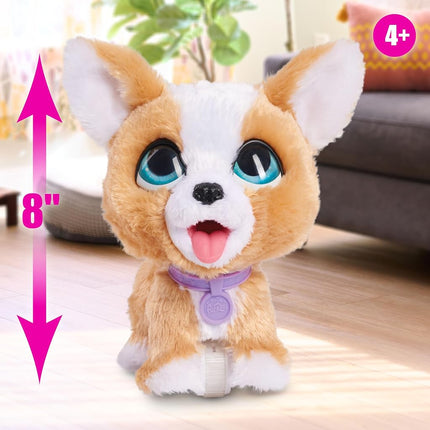 Just Play furReal Poop-A-Lots Corgi Interactive Toy, 8-inch Walking Plush Puppy, 14-pieces, Pretend Play, Kids Toys for Ages 4 Up