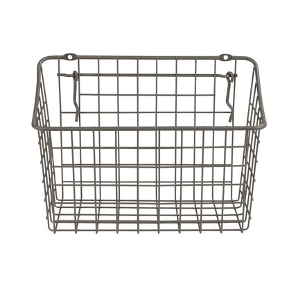 Spectrum Diversified Mount Basket, Steel, Industrial Gray, 10" L x 7" W