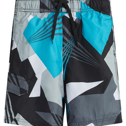 Kanu Surf Bañador de natación de playa de secado rápido UPF 50+ para niños, Vertigo Black, 7