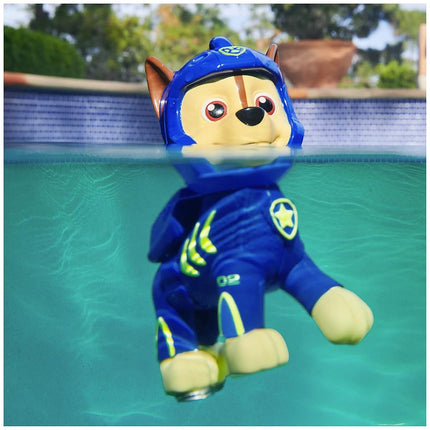 SwimWays Paw Patrol Floatin' Figures, Swimming Pool Accessories & Kids Pool Toys, Paw Patrol Party Supplies & Water Toys for Kids Aged 3 & Up, Chase & Marshall 2-Pack