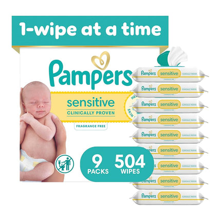 Pampers Baby Wipes, Sensitive Water Baby Diaper Wi