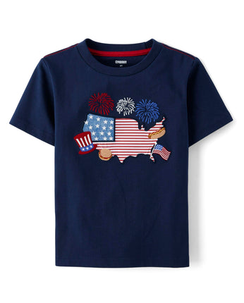 Gymboree Boys' and Toddler Embroidered Graphic Sho