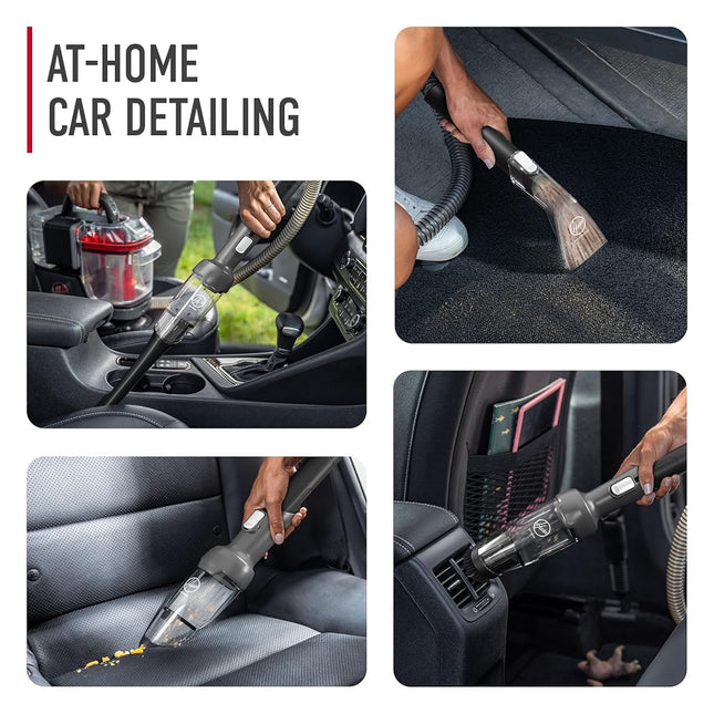 Hoover CleanSlate 5-Piece Interior Car Cleaning Kit, Compatible with Hoover Spot & Carpet Cleaners, Removes Wet & Dry Messes, Includes Auto Cleaning Solution for Upholstery and Carpeted Floor Mats