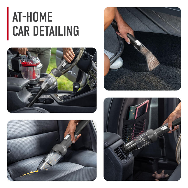 Trousse de nettoyage de voiture Hoover CleanSlate 5 pièces, compatible avec les nettoyeurs de taches et tapis Hoover, élimine les dégâts humides et secs, comprend une solution de nettoyage automobile pour les tissus d'ameublement et les tapis de sol.