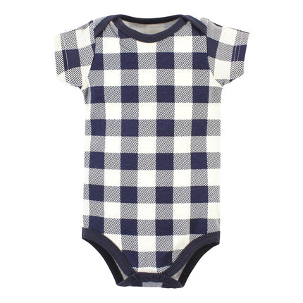 Hudson Baby Body de Algodón Unisex para Bebés, Marrón Marino Mamas Boy Paquete de 5, 12-18 Meses, Marrón Marino Mamas Boy Paquete de 5, 12-18 Meses