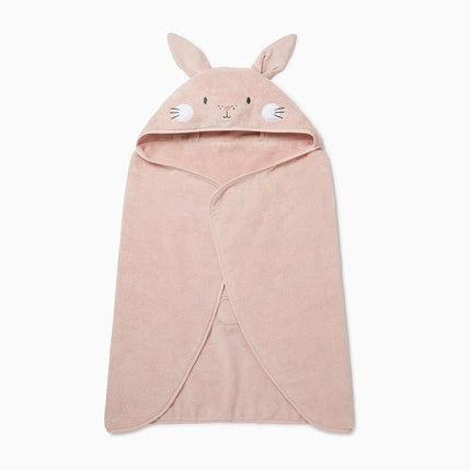 MORI Cotton Bunny Hooded Baby Bath Towel 100x88cm,