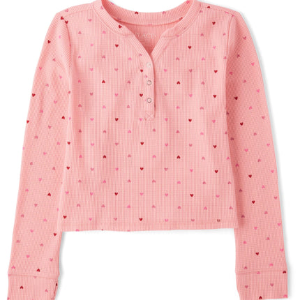 The Children's Place Girls' Basic Long Sleeve Ther