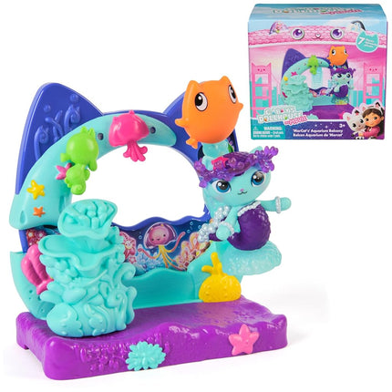 Gabby's Dollhouse Playset Movie Aquarium Balcony