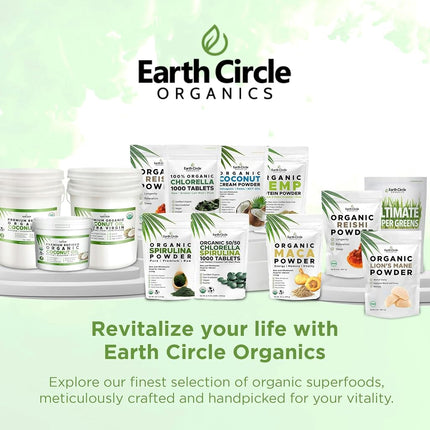 Earth Circle Foods Chlorella Tablets, 1000 Count