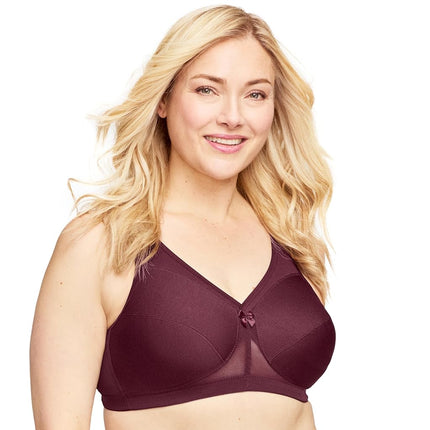Glamorise MagicLift Active Support Wirefree Bra 1005 (Women's & Women's Plus) Wine