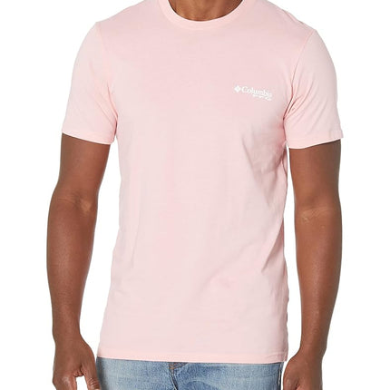 Columbia Men's PFG Graphic T-Shirt, Cupid/Flint, M