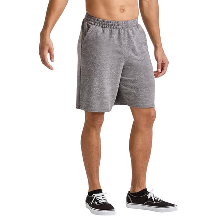 Hanes Originals Homme Short en molleton éponge, short de sport à enfiler, 9 po, Noir 50r Pe Heather, Petit