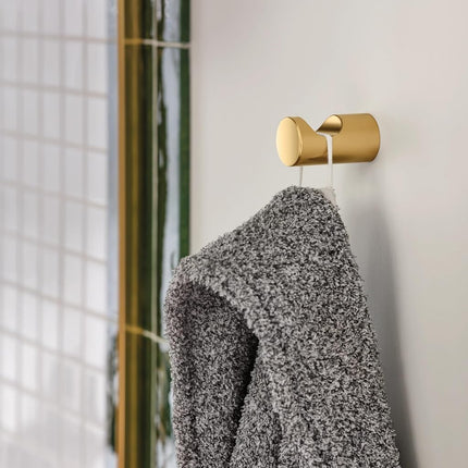 Moen YB0403BG Align Modern Single Robe Hook, Brushed Gold