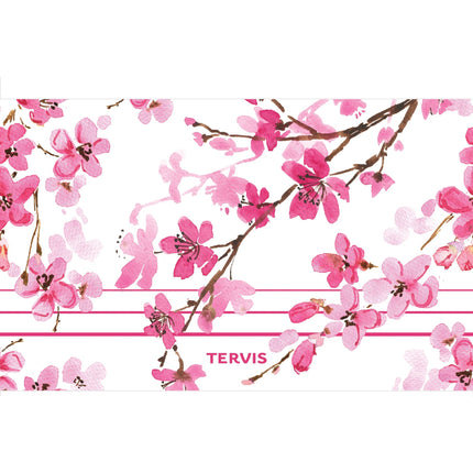 Tervis Traveler Sakura Japanese Cherry Blossom Triple Insulated Tumbler Travel Cup Keeps Drinks Cold & Hot, 20oz, Stainless Steel