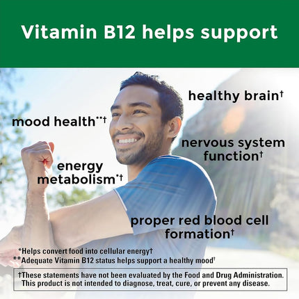 Nature Made Vitamin B12 1000 mcg. Softgels Value Size 150 Ct
