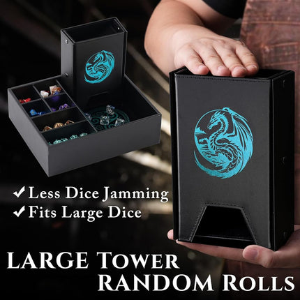 Soar Forge All-in-One Game Roamer - Dice Tray & Tower for DND and RPG