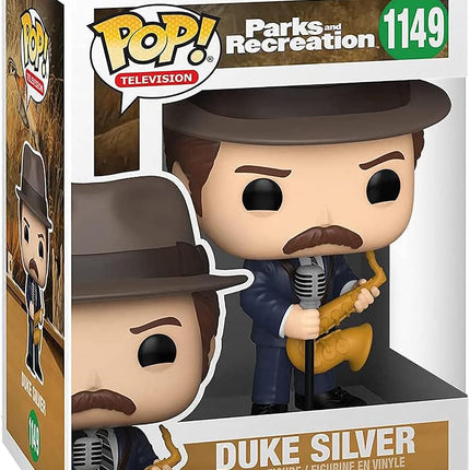 Funko POP! TV: Parks and Rec - Ron Swanson - Duke Silver - Parks and Recreation - Collectable Vinyl Figure - Gift Idea - Official Merchandise - Toys for Kids & Adults - TV Fans