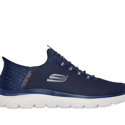 Skechers Men's Summits High Range Slip-in, Navy, 8 UK