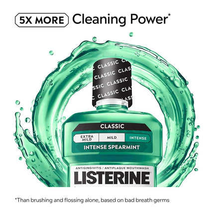 Listerine, Antiseptic Adult Mouthwash Fresh Burst, 1 liter
