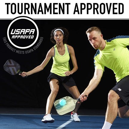 Franklin Sports X-26 Indoor Pickleballs - USA Pickleball Approved Tournament Balls - 12 Pack Blue