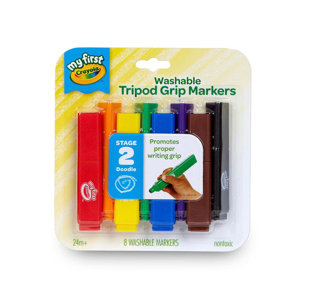 Crayola My First, Tripod Washable Markers for Todd
