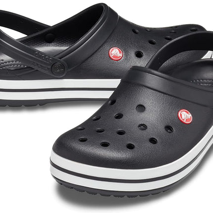 Crocs Unisex Crocband Clogs, Black, 3 UK Men/ 4 UK Women