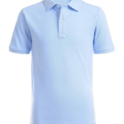 Nautica Boys School Uniform Short Sleeve Pique Pol