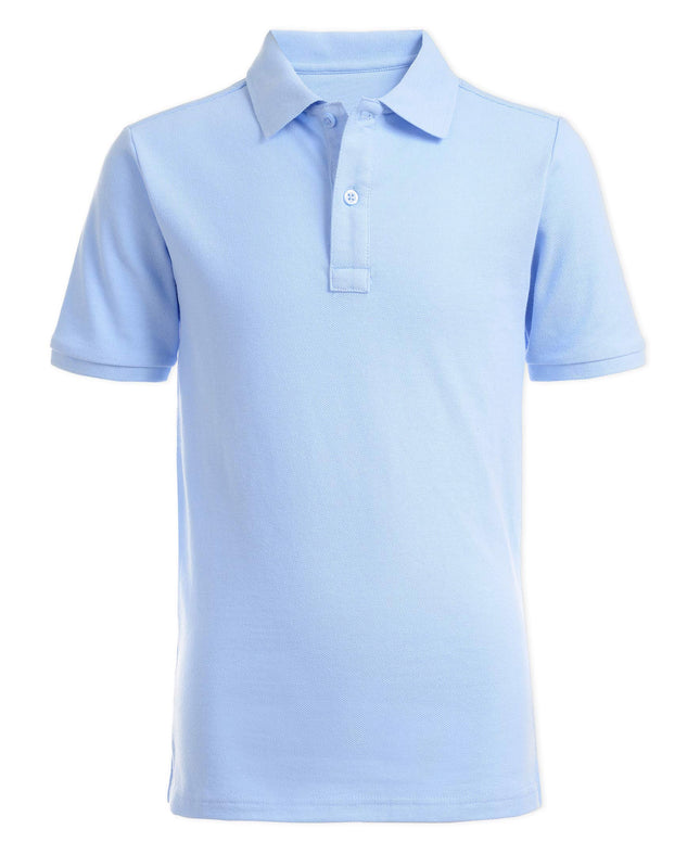 Nautica Boys' School Uniform Short Sleeve Polo Shi