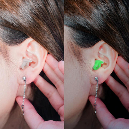 Eargasm Afterglow Earplugs for Smaller Ears - Luminous Earplugs for Concerts, Music Festivals, Musicians and Nightlife - Reusable Hearing Protection with Noise Reduction Up to 21dB