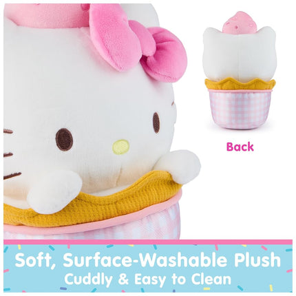 GUND Sanrio Hello Kitty Ice Cream Plush 10in