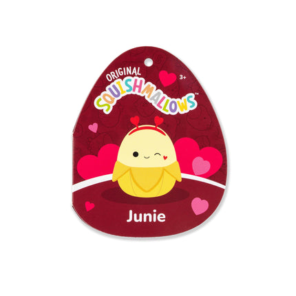 Squishmallows Original 8in Hartman The Purple Monkey + 8in Junie The Banana – Official Jazwares Valentine’s Plush 2-Pack (Little)