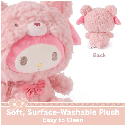 GUND Sanrio Official Hello Kitty and Friends My Melody Café Latte Teddy Bear Plush, Collectible Plush Toy, Stuffed Animal for Ages 1 and Up, Pink, 10”
