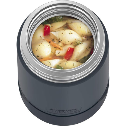 THERMOS ALTA Series by Stainless Steel Food Jar, 18 Ounce, Slate