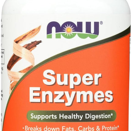 Now Foods Super Enzymes Capsules, 90-Count