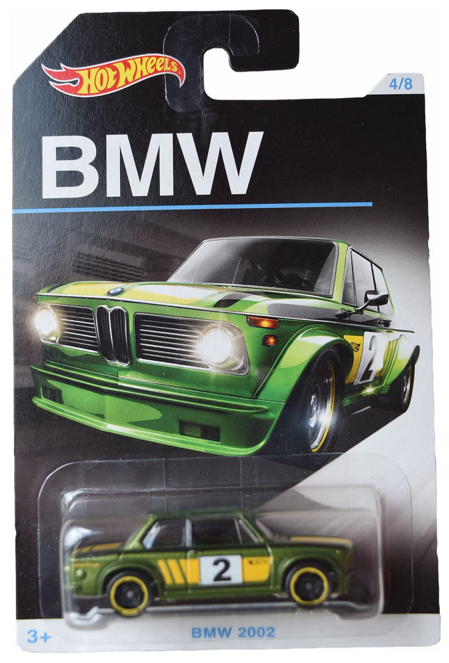 Hot Wheels BMW 2002, Green BMW Series 4/8, 1:64 Sc
